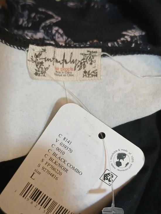 Free People Prairie Rose Bodysuit NWT Sz Large - Picture 7 of 7